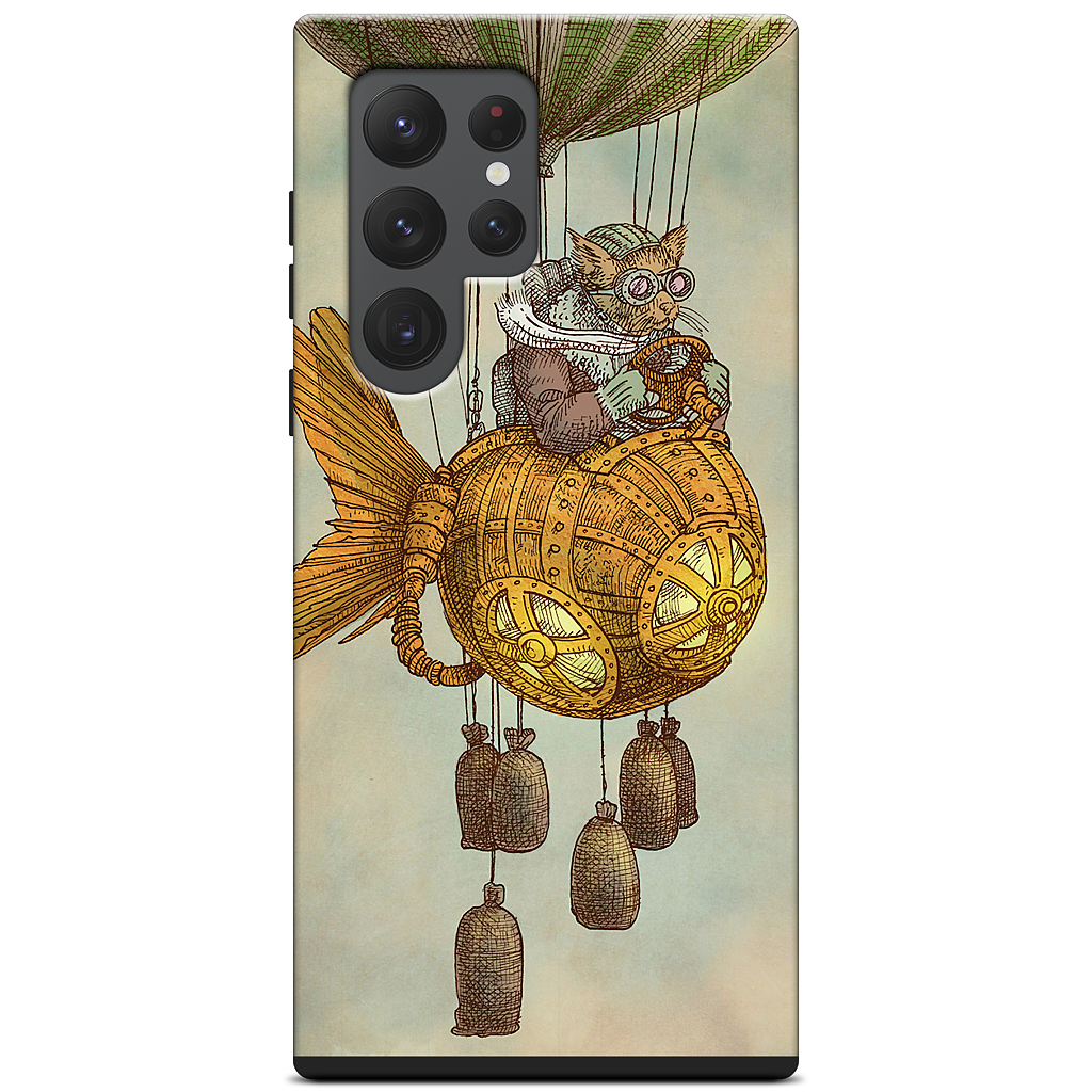 Around The World In A GoldfishFlyer Samsung Case