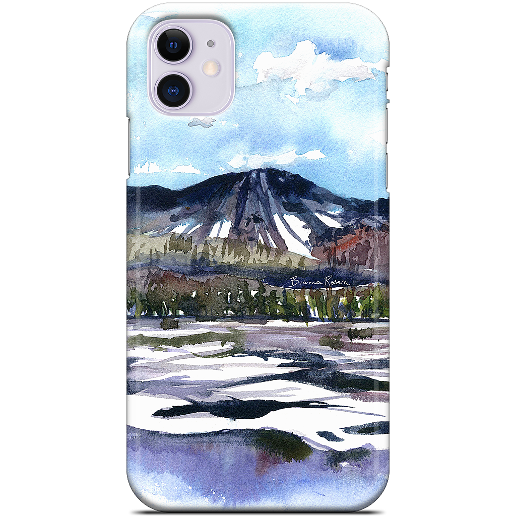 Ski Mountain iPhone Case