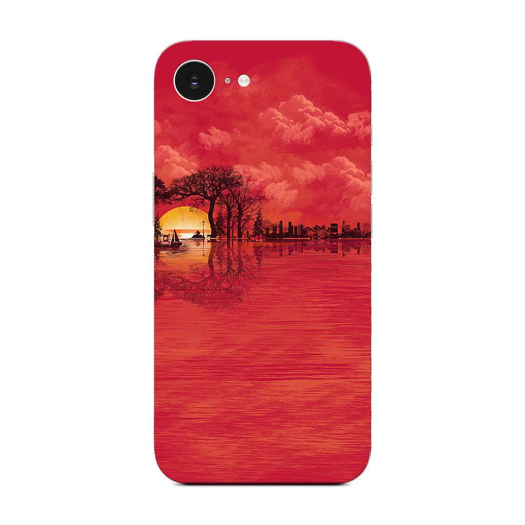 Musical Sunset iPhone Skin