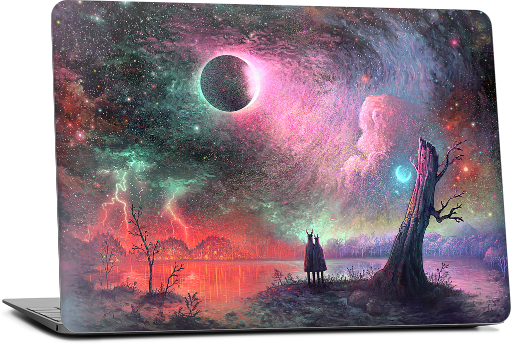 Together Through the Shifting Tides MacBook Skin