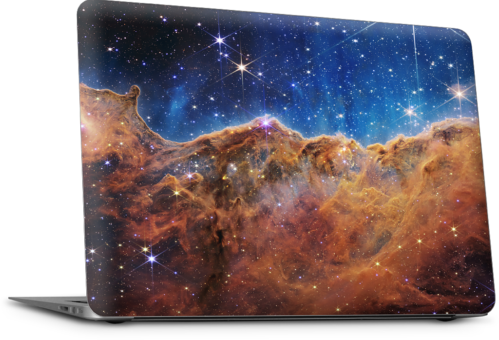 Cosmic Cliffs of Carina MacBook Skin