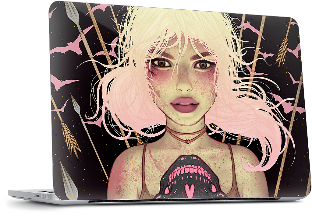 Memento Black MacBook Skin