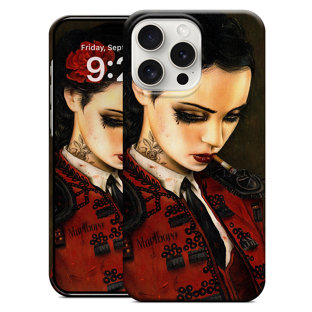 Bull Fight Her iPhone Case