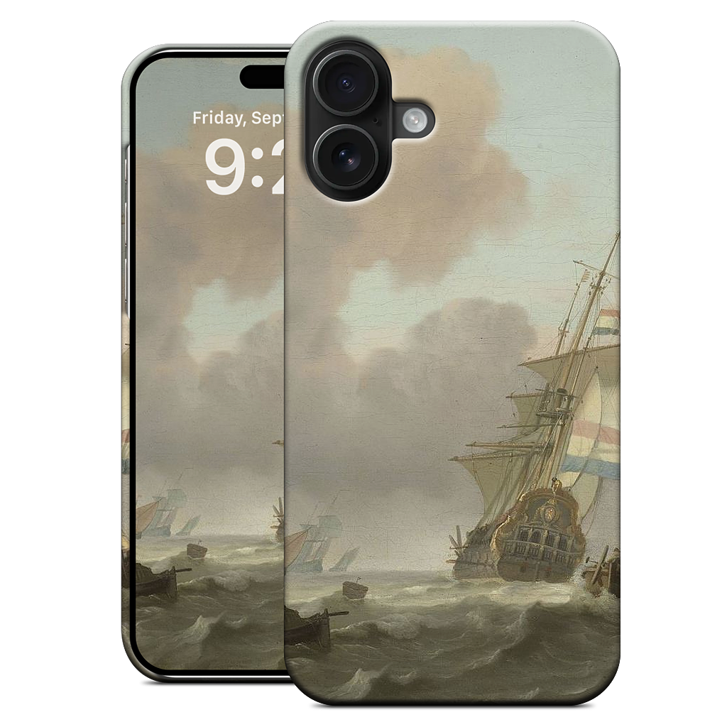 Ships in Choppy Sea iPhone Case