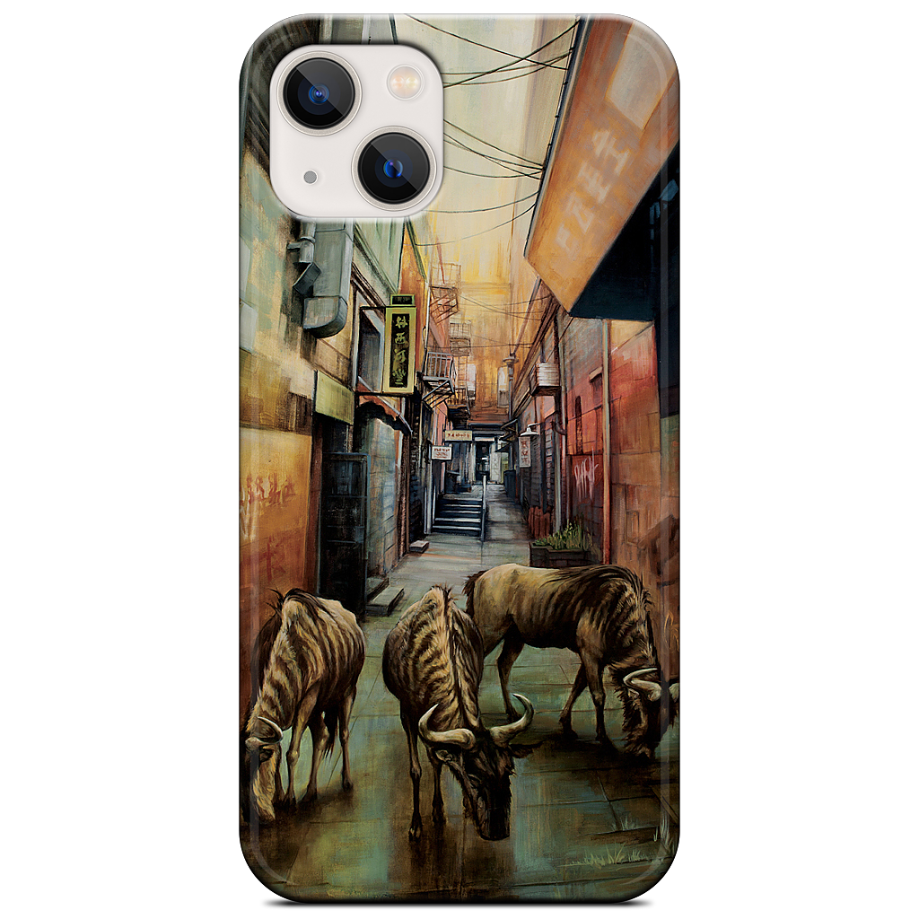"Street of Three Beasts" -Levinson iPhone Case