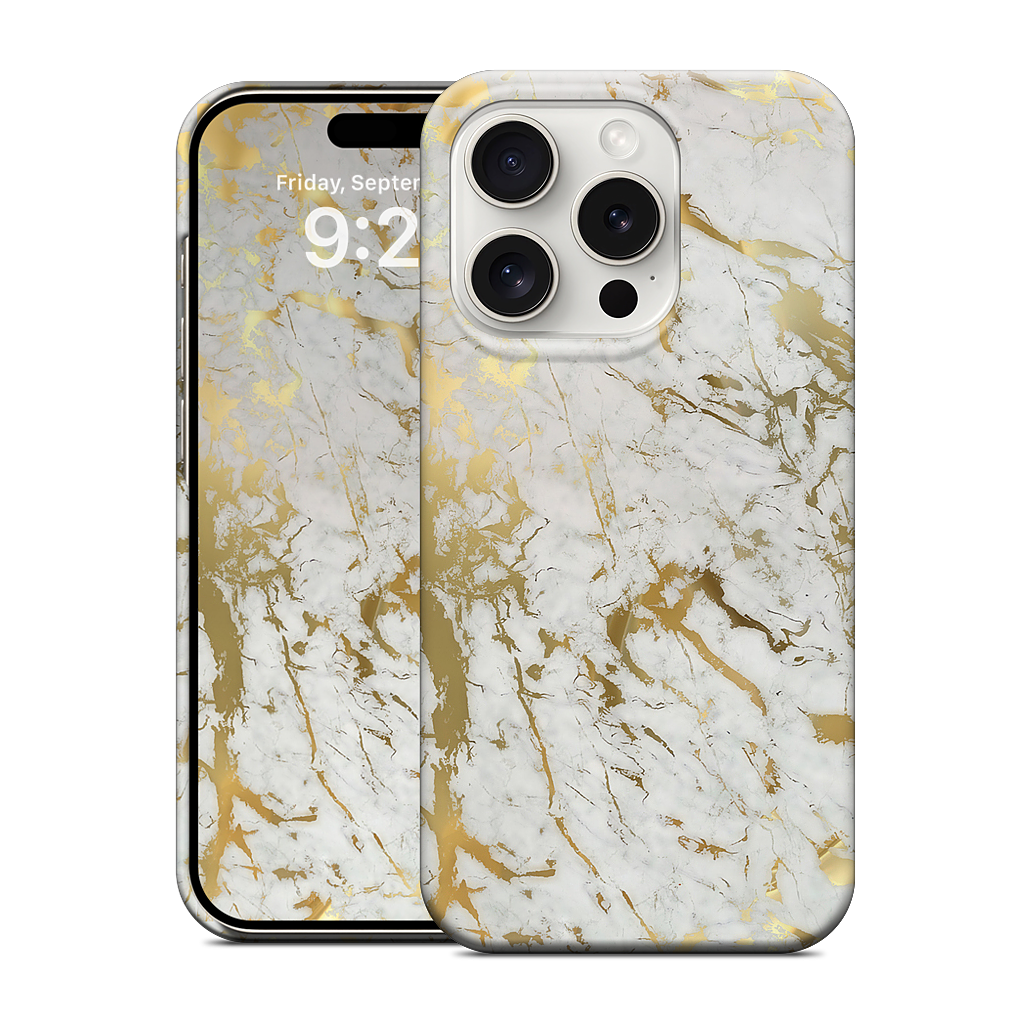 Gold Marble iPhone Case