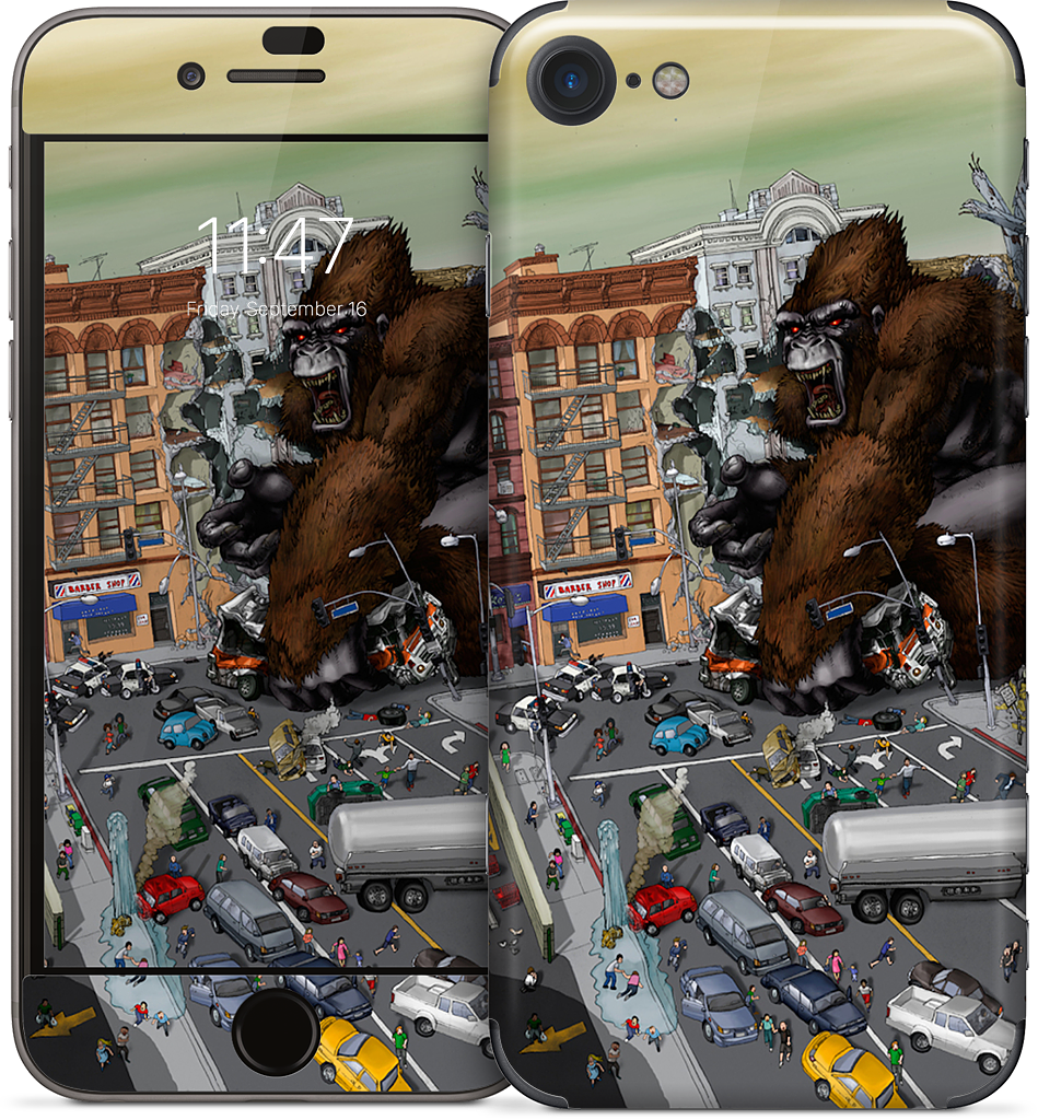 War Of The Monsters iPhone Skin