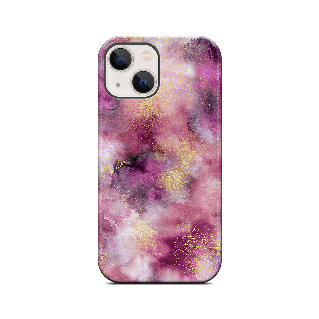 Watercolor Marble Pink Gold iPhone Case