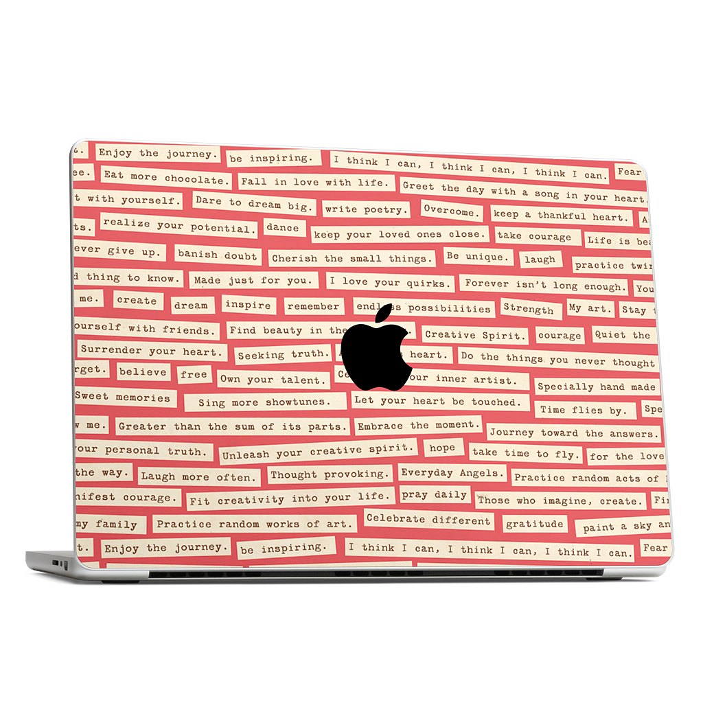 Happy Thoughts MacBook Skin