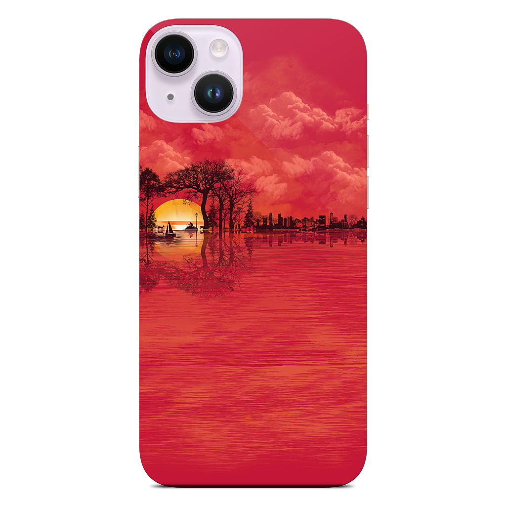 Musical Sunset iPhone Skin