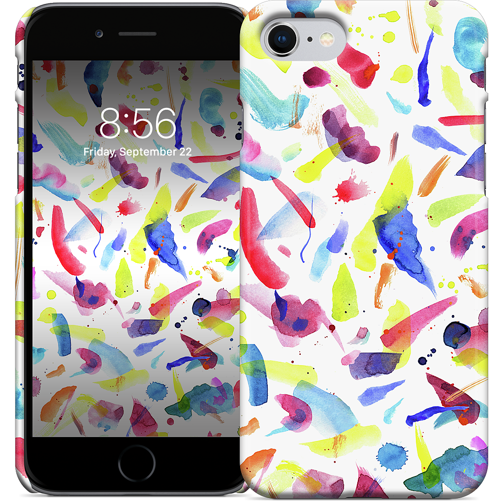 Watercolor Summer Brushstrokes iPhone Case
