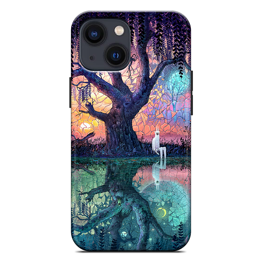 On the Banks of Broken Worlds iPhone Case