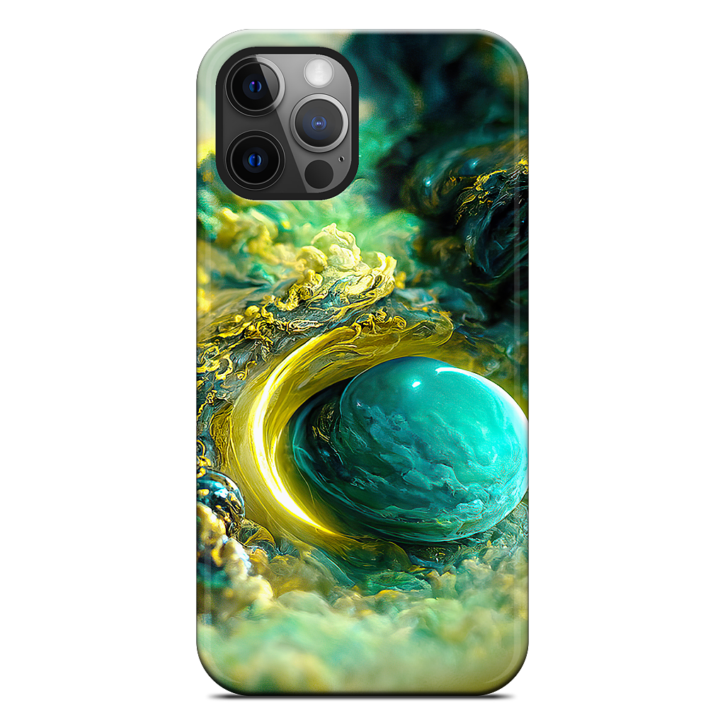 Planetary Accretion iPhone Case