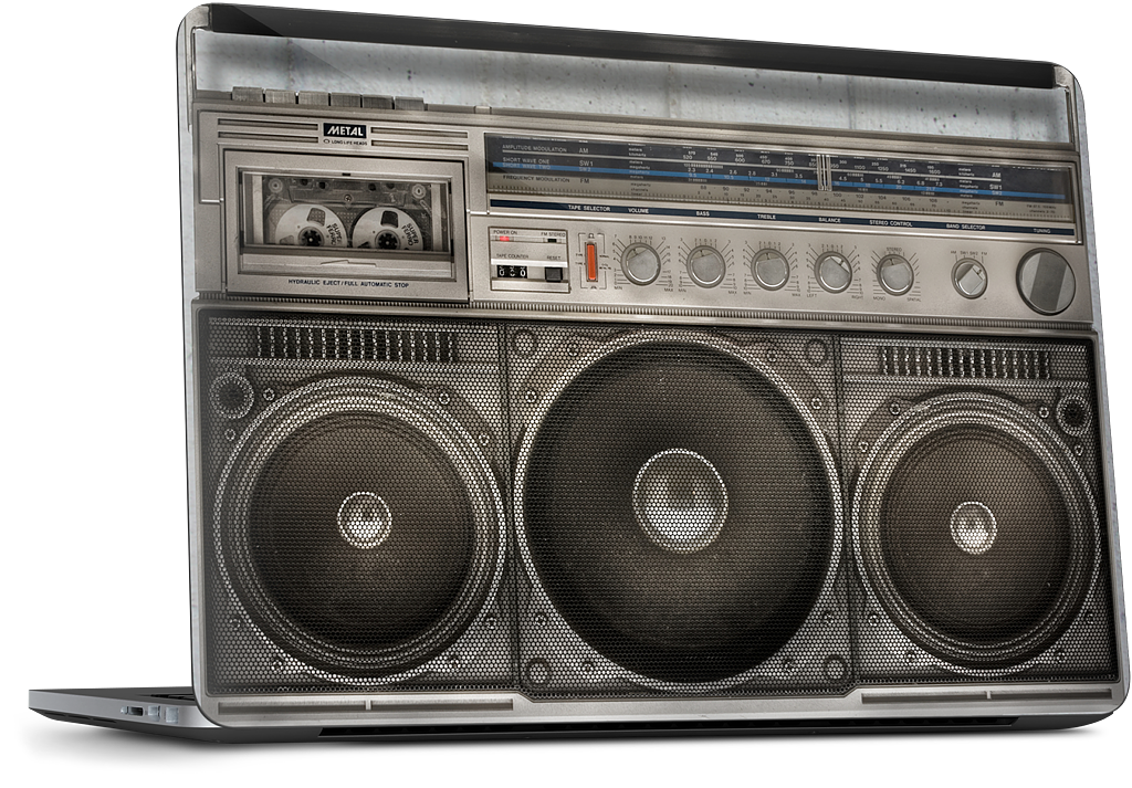 Boombox Dell Laptop Skin