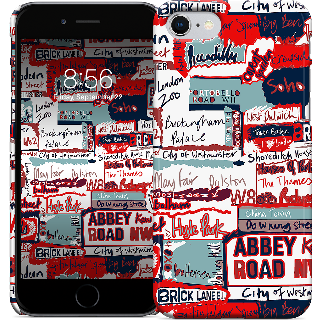 London Words iPhone Case