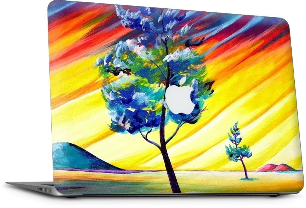 Thick Frost Sunset Glow MacBook Skin
