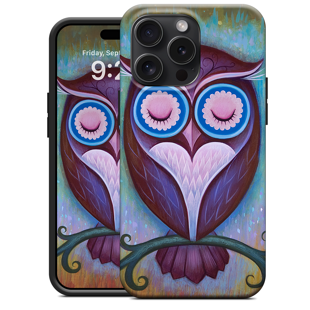 Sleepy Owl iPhone Case
