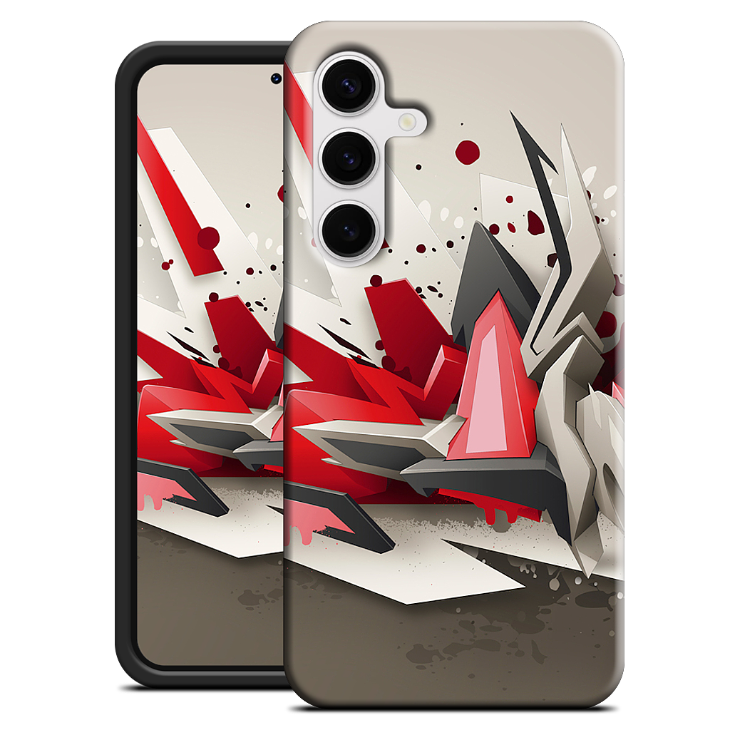 Red Metal Samsung Case