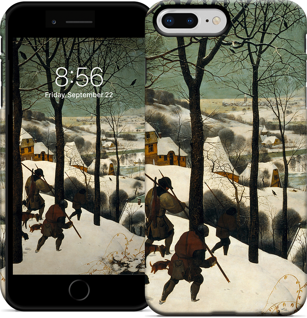 Hunters in the Snow iPhone Case