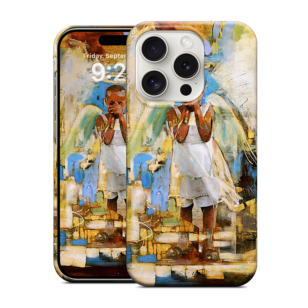 Shy Angel iPhone Case
