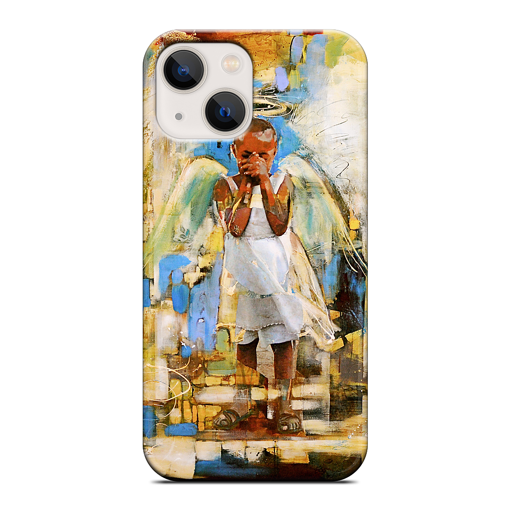Shy Angel iPhone Case