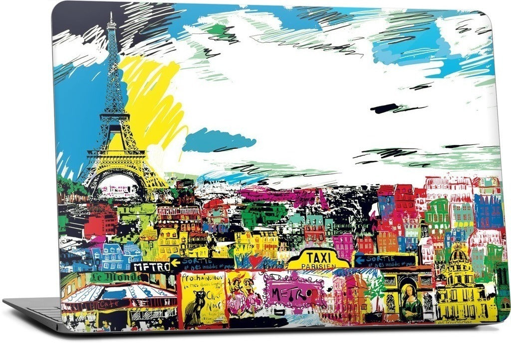 Paris Skyline MacBook Skin