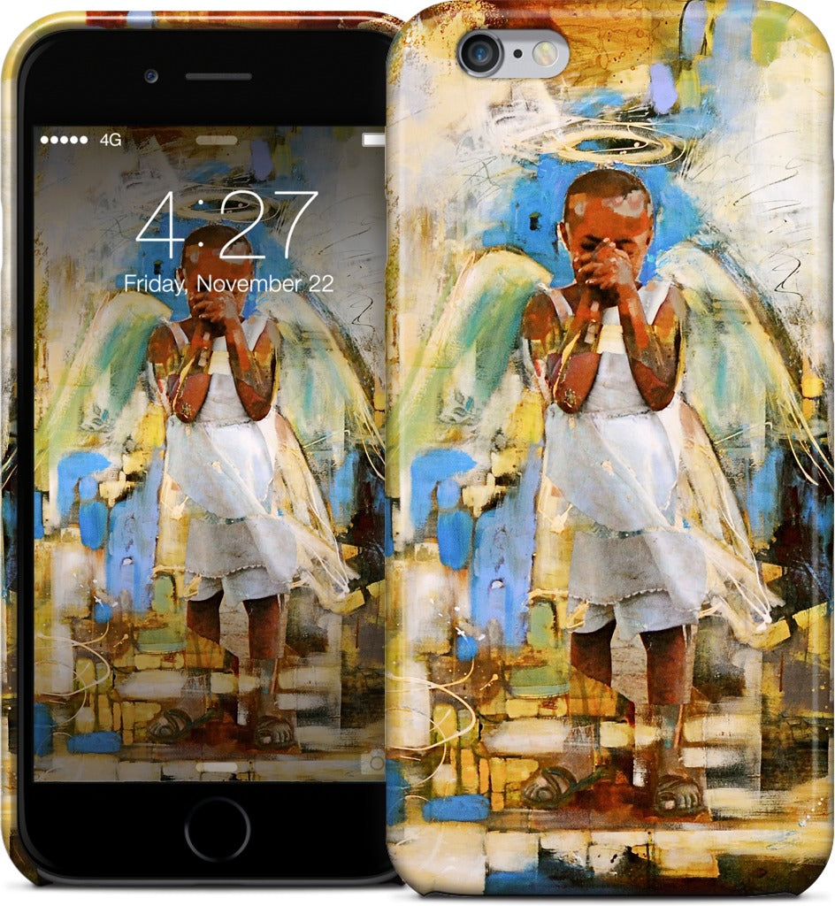 Shy Angel iPhone Case