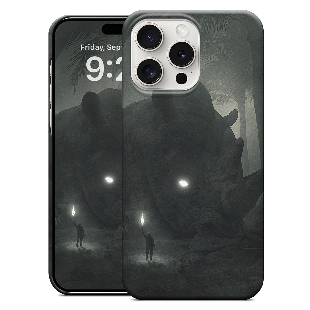 Face of Fear iPhone Case