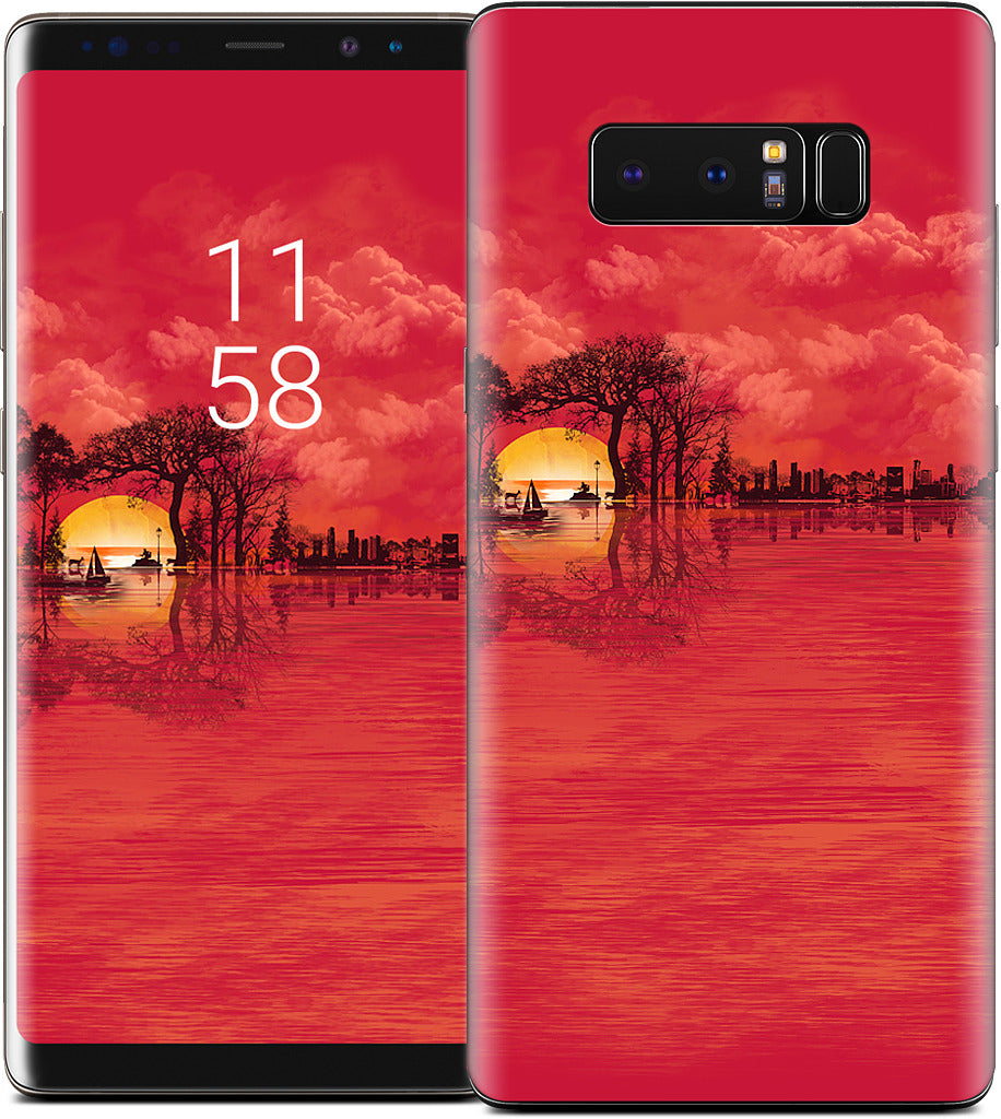 Musical Sunset Samsung Skin