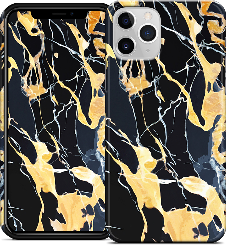 Black Marble iPhone Case
