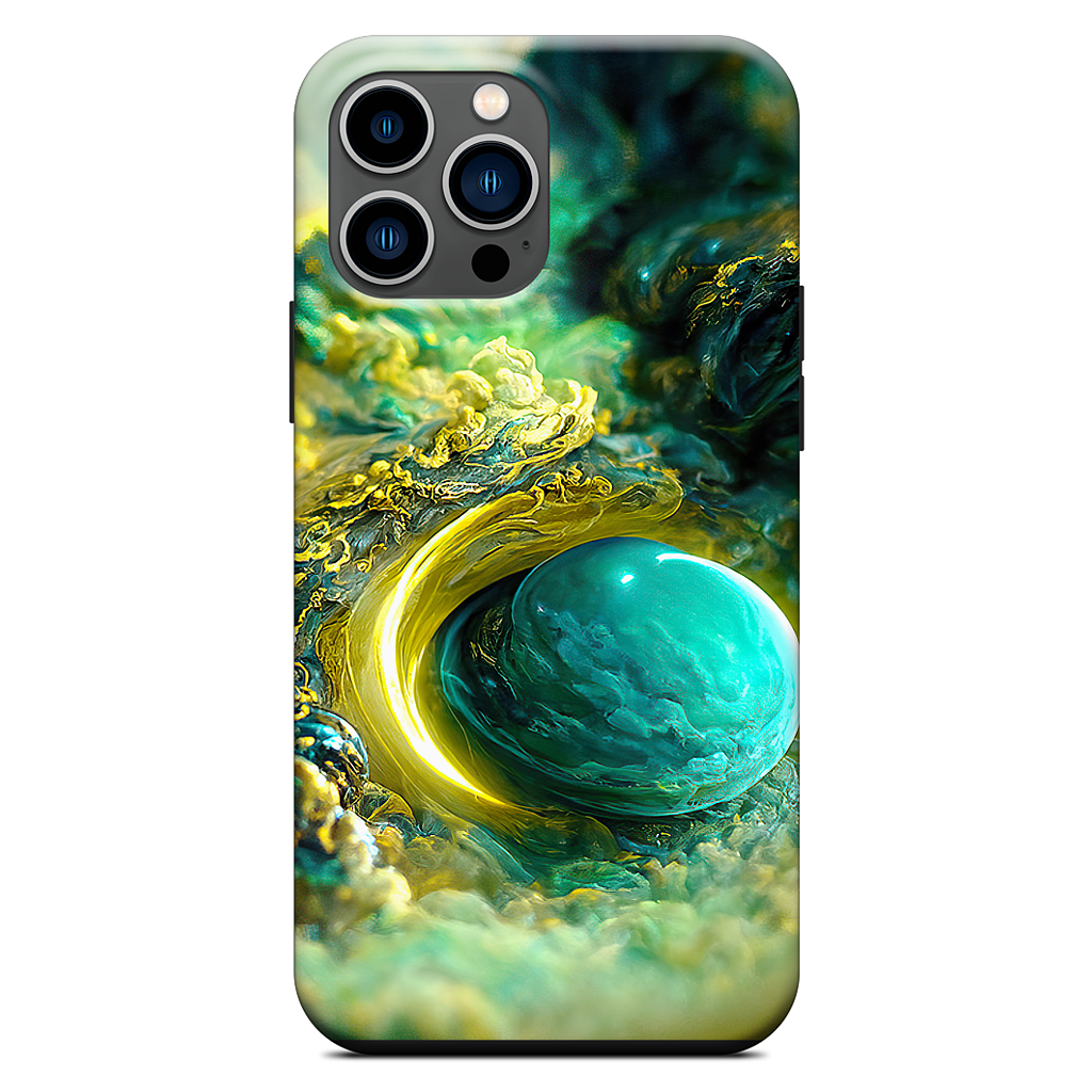 Planetary Accretion iPhone Case