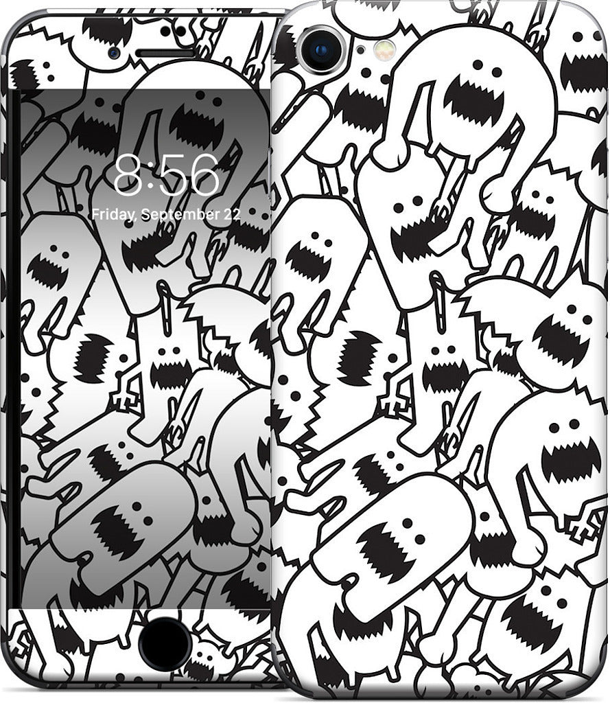 Monster Collage iPhone Skin
