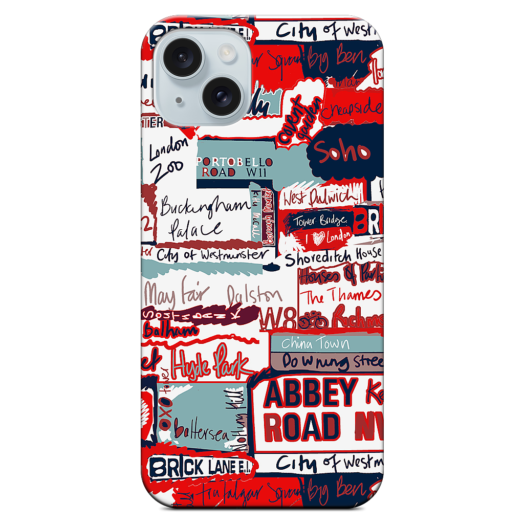 London Words iPhone Case