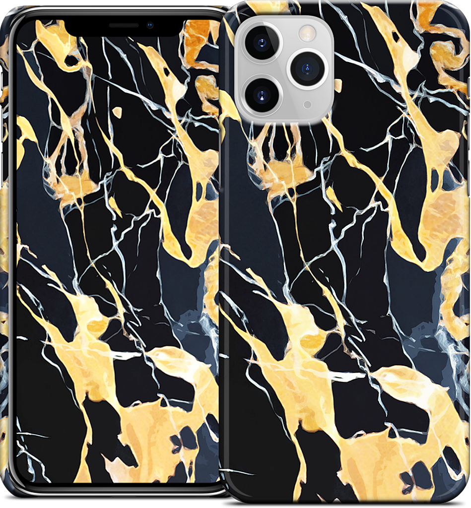 Black Marble iPhone Case