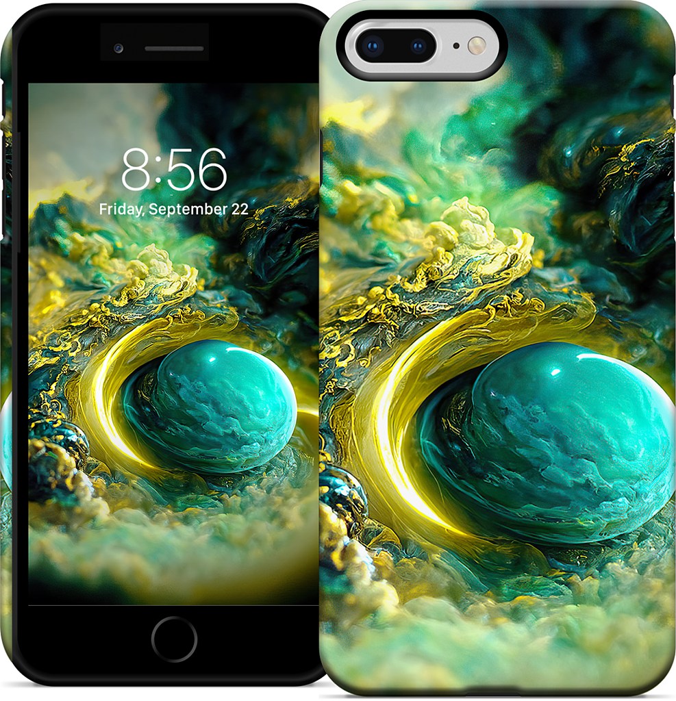Planetary Accretion iPhone Case