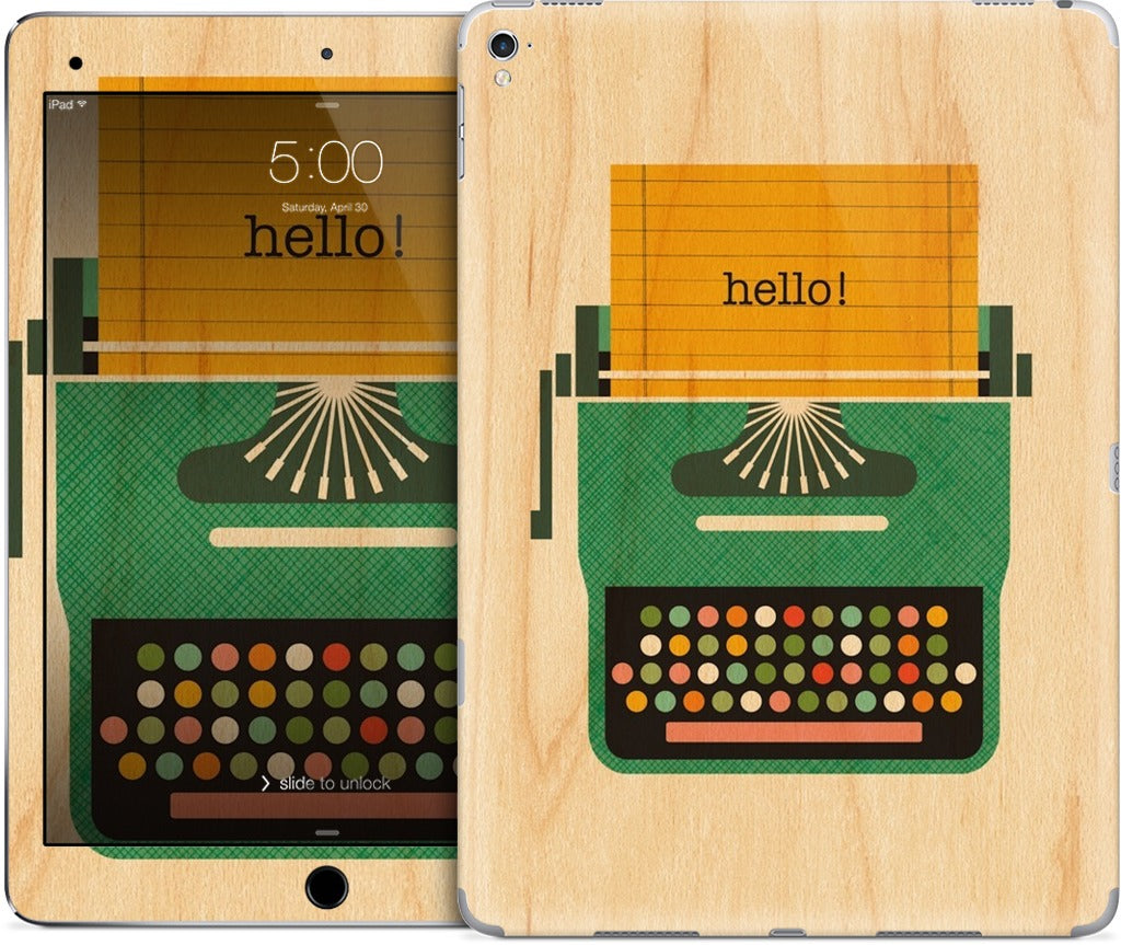 Typewriter iPad Skin