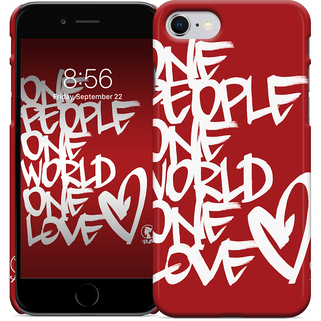 One People, One World, One Love iPhone Case