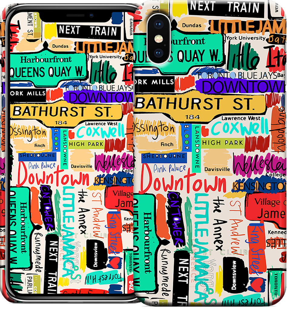 Toronto words iPhone Case
