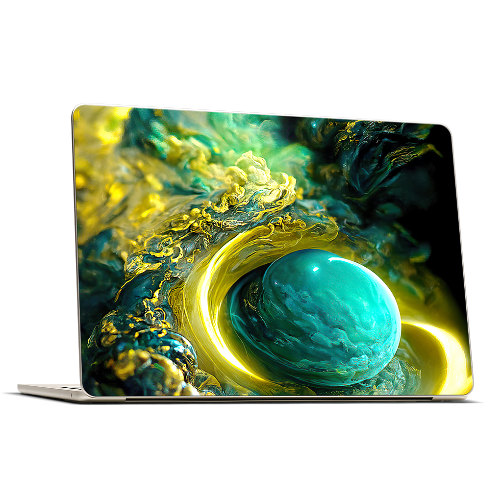 Planetary Accretion MacBook Skin