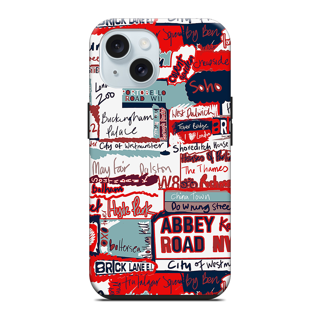 London Words iPhone Case