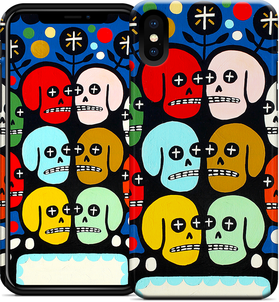 The Many Colors Of Death iPhone Case
