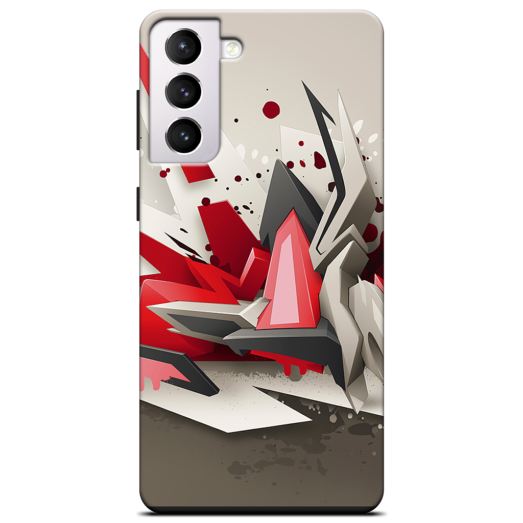 Red Metal Samsung Case