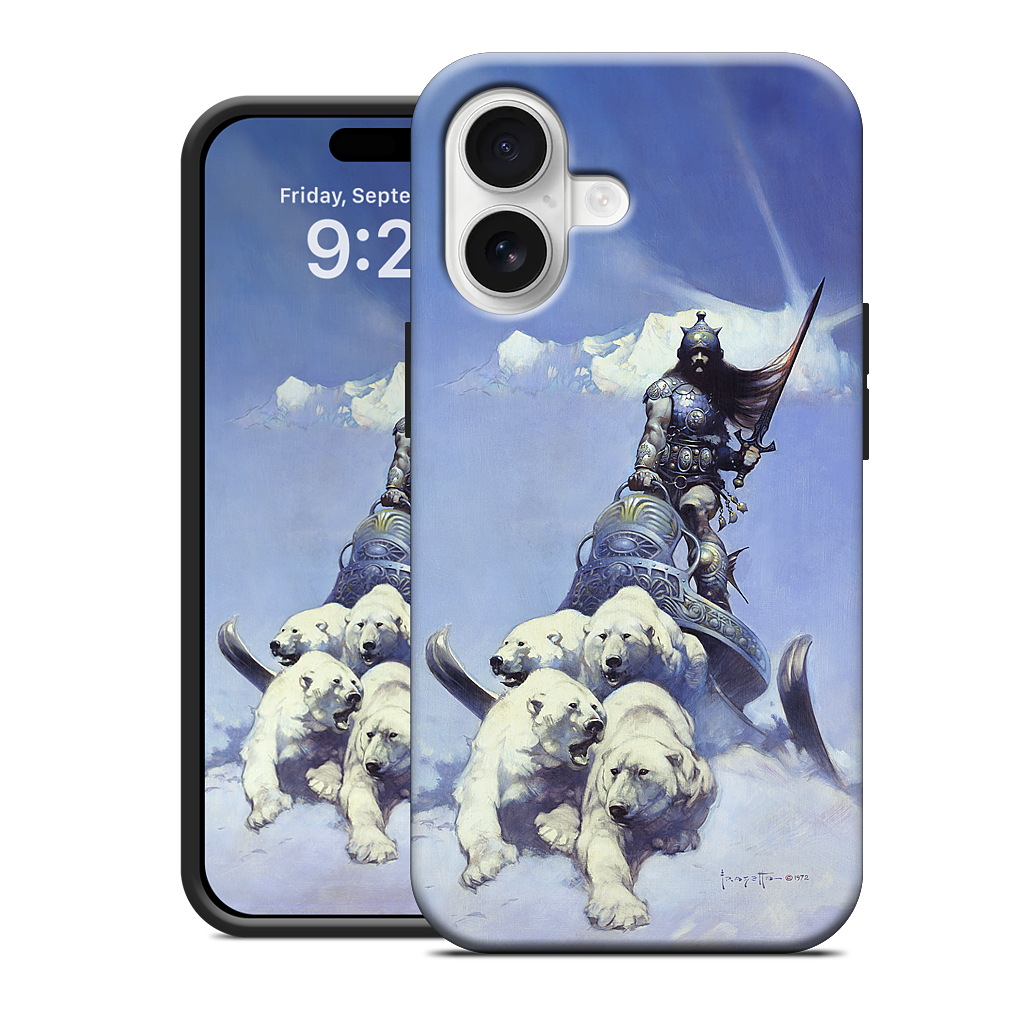 Silver Warrior iPhone Case