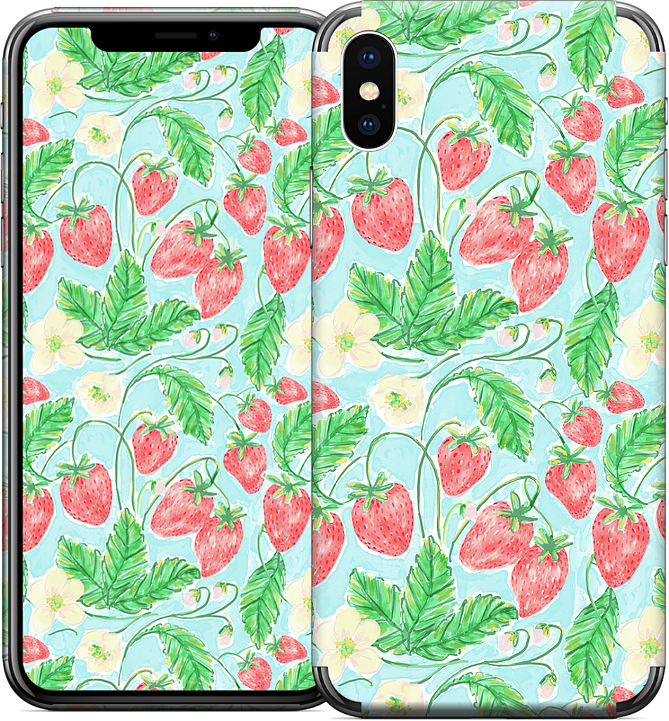 Wild Strawberries iPhone Skin