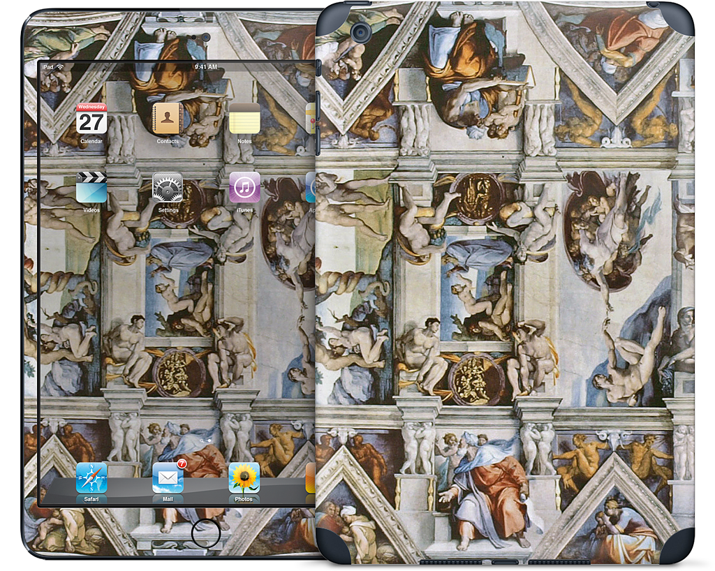 Cappella Sistina Ceiling iPad Skin