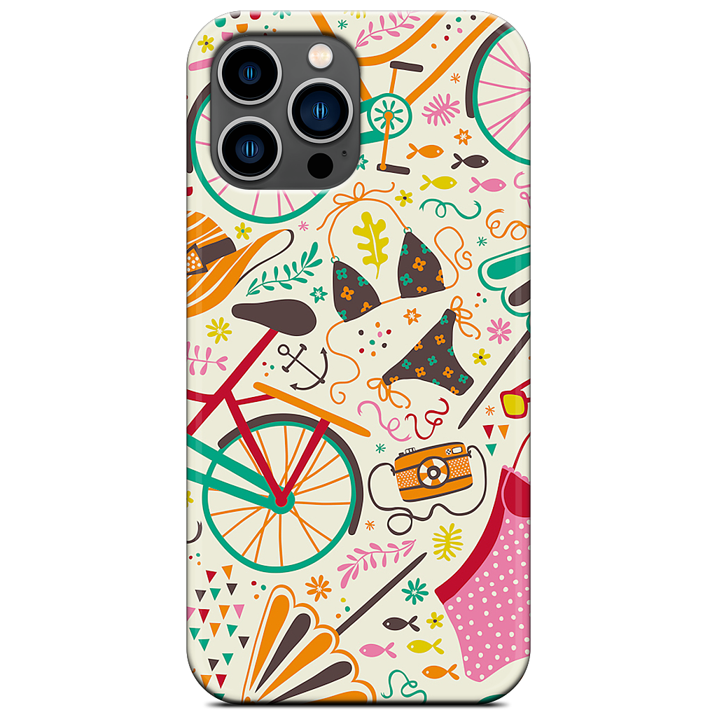 Seaside Cycle iPhone Case