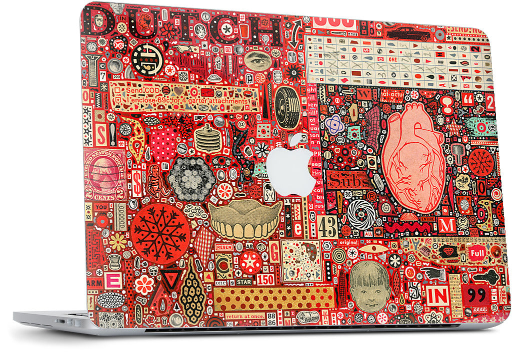 Big Numbers - Heart and Teeth MacBook Skin
