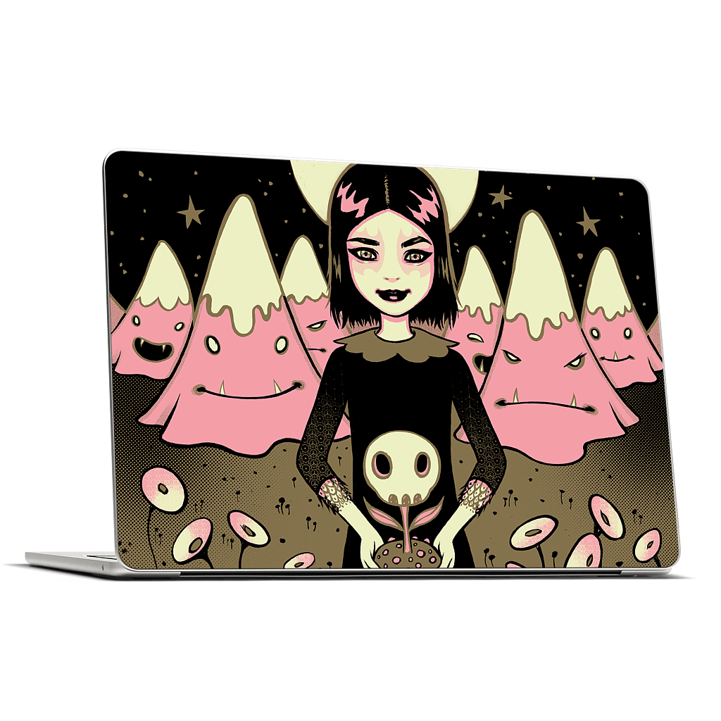 Moon Girl MacBook Skin