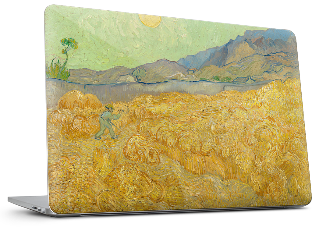 Wheatfield with a Reaper MacBook Skin