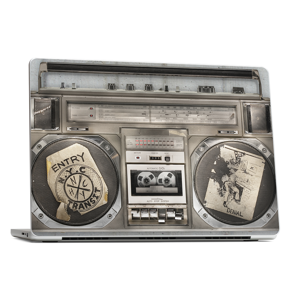 Boombox II MacBook Skin